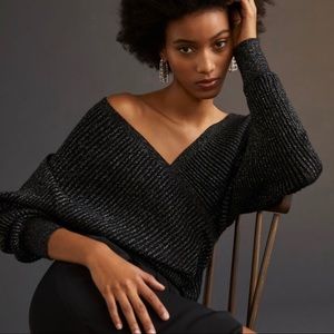Anthropologie Shimmer Sweater